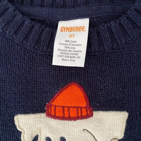 Gymboree Navy Elephant Sweater - 3T - Picture 3 of 3